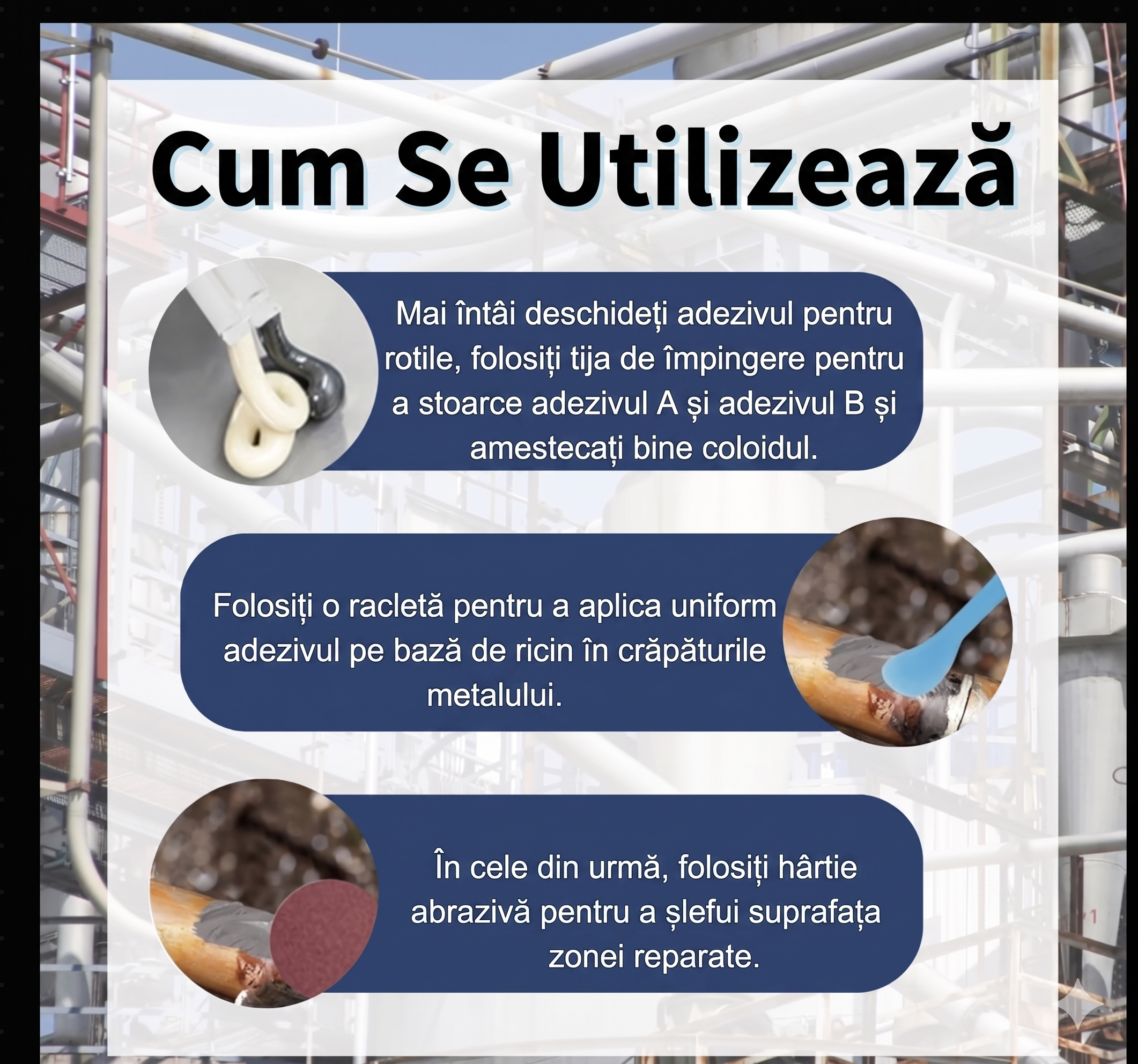 Adeziv Metalic Super Puternic