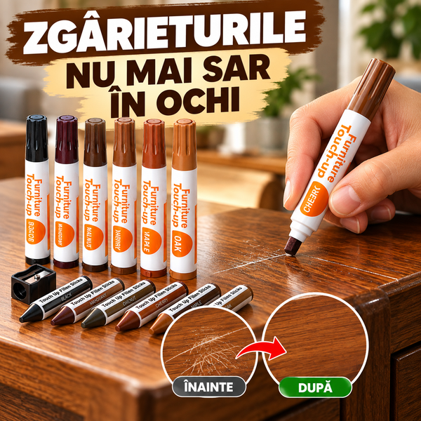 Kit pentru Repararea Zgârieturilor din Mobilier